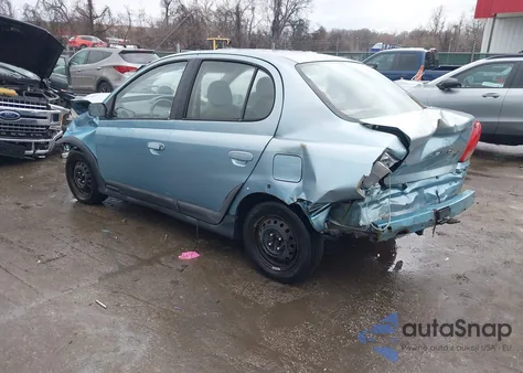 2000 Toyota Echo из США, поврежденный, VIN JTDBT1230Y0075872